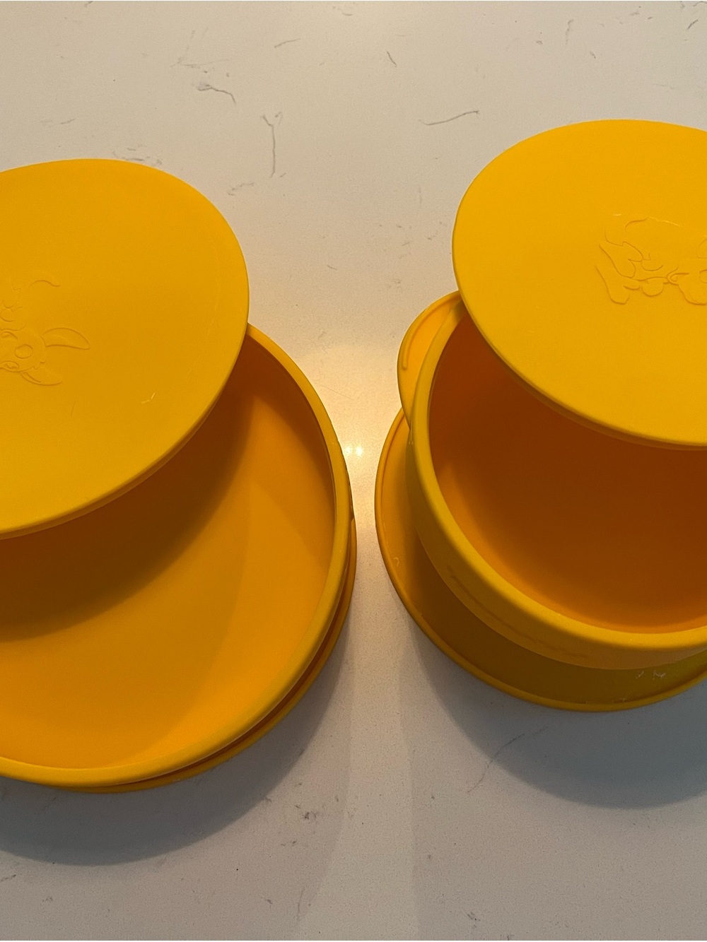 Kangookids Toddler Silicone Suction bowls - Bright Yellow
